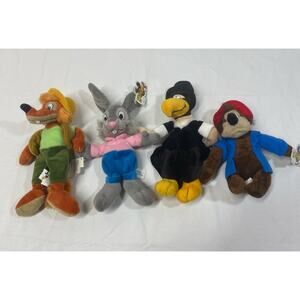 DISNEY Splash Mountain Bean Bag Plush Brer Fox Rabbit Bear Vulture Song of South